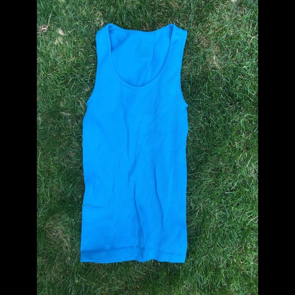 Cute and comfy fitted blue Sugarlips tank